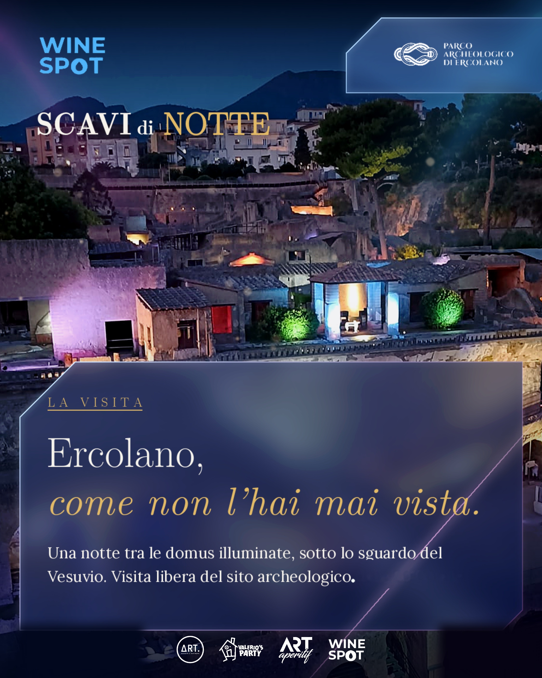 Wine Spot agli Scavi al Parco Archeologico di Ercolano- 3 e 17 ottobre 2026